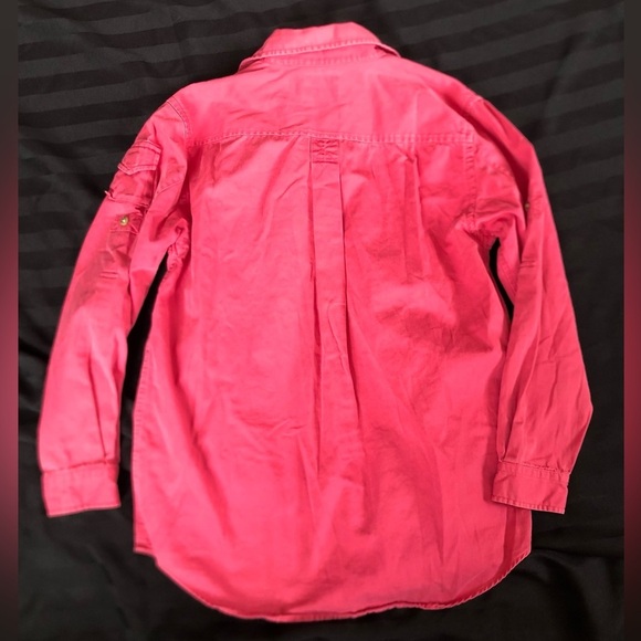 Vtg Cherokee Pink Button-Up Shirt - Picture 7 of 10